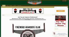 Desktop Screenshot of firewoodhoardersclub.com
